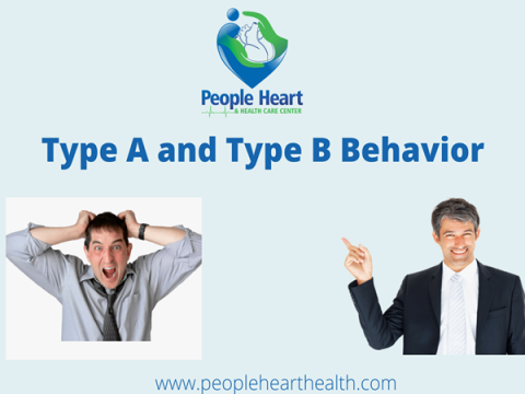 This image shows The Type A and Type B Personality